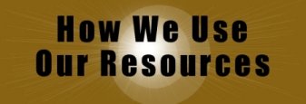 How we use our Resources